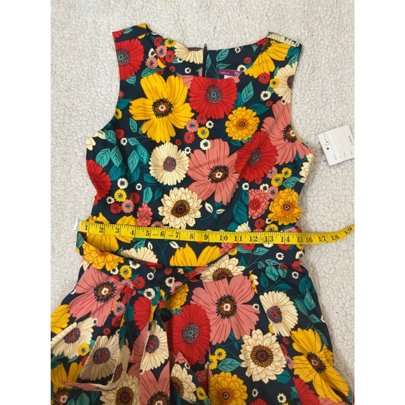 NWT Vibrant Floral Midi Dress - Multicolor - Picture 11 of 11